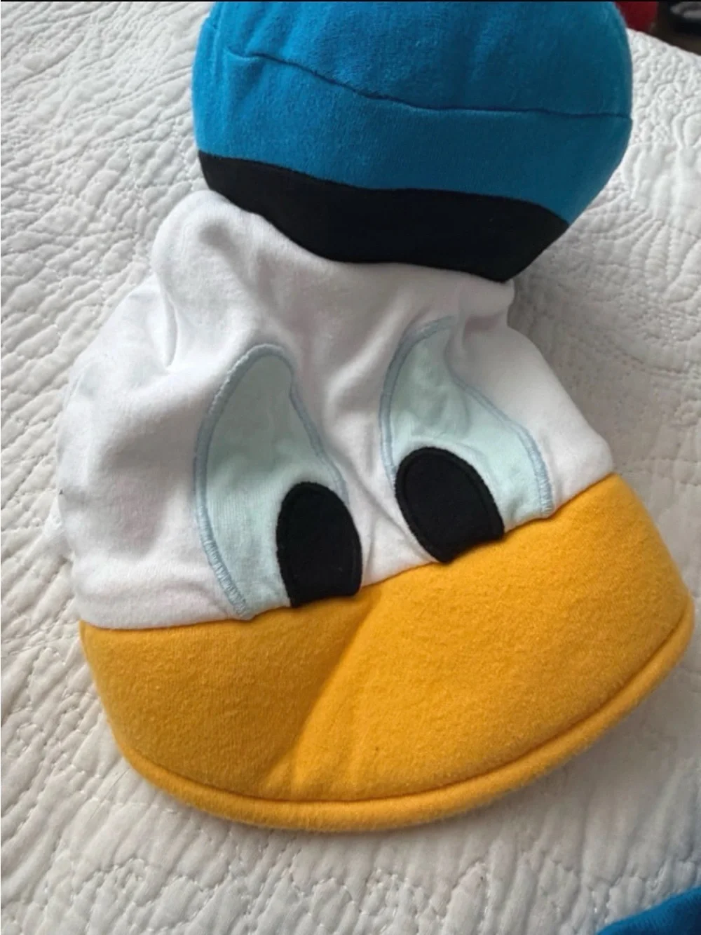 Disney Blue Donald Duck Toddler Costume Bodysuit with Hat